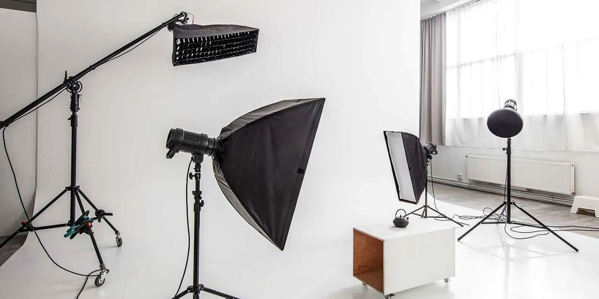 studio light setup